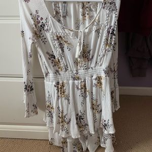 American Rag white dress. Super cute! Size Large!